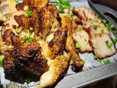 烤肉烤鸡双拼-绿茶餐厅(朝阳大悦城店)