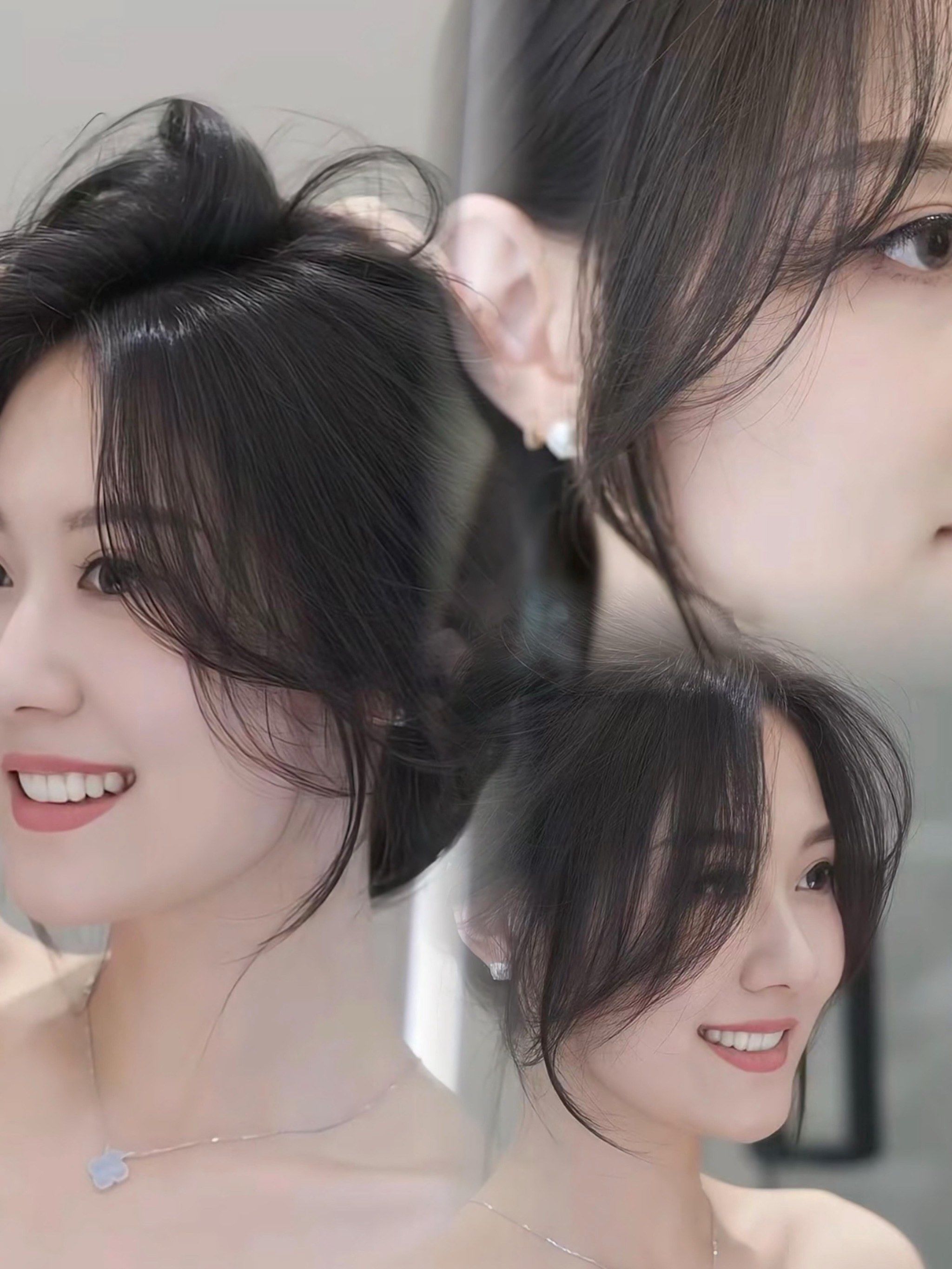 中分发型的柔美