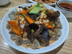 三鲜焖子-方城小吃店