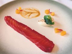 挪威烟熏三文鱼水晶黄瓜香槟奶油-福楼法餐厅FLO