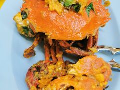 咸蛋黄炒螃蟹-明记烧鱼美味店