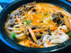 牛小排汤定食-炼火烤肉店