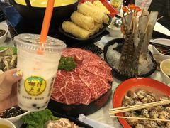 -鲜入围煮花胶鸡海鲜火锅