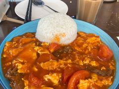 鲜茄鸡蛋牛肉饭-皇后餐厅-煲仔·小菜·打边炉(古北店)
