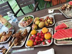 -尚庄度假村·庭台树下·户外烧烤·团建CS·轰趴营地(上庄水库店)