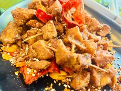 椒盐杏鲍鱼菇烤串-五观堂素食(新华路店)