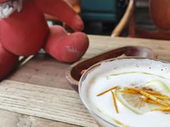 柑橘拿铁-漫咖啡(红唐店)