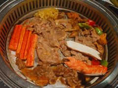 -绿岛港轩海鲜烤肉涮锅自助餐厅