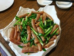 海肠炒韭菜-双合园·海鲜水饺青岛菜(万佳广场店)