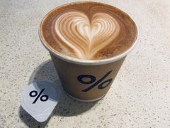 热的咖啡拿铁-% Arabica(京都东山店)