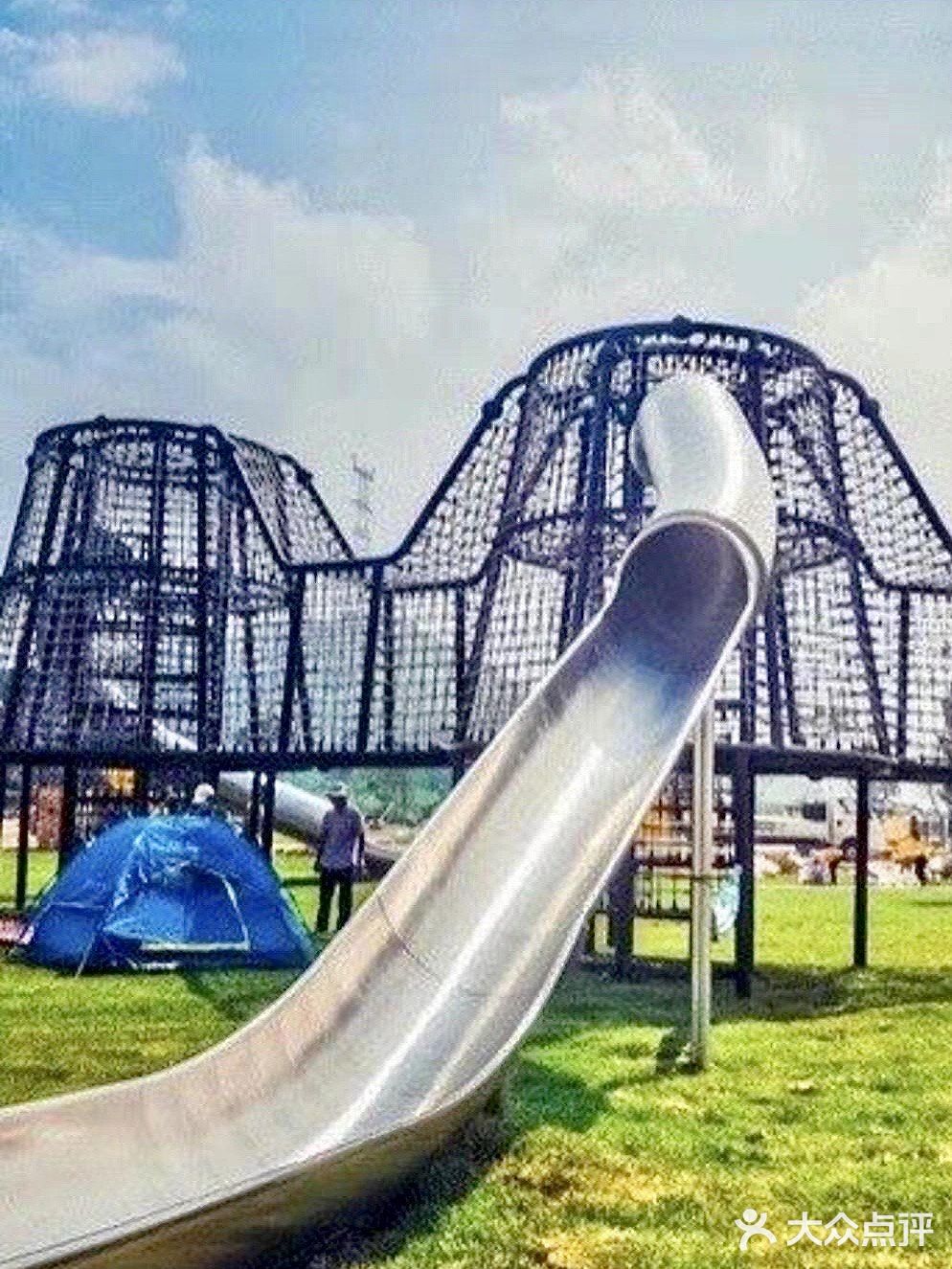 打卡山水间无动力自然亲子乐园