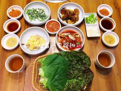 -草家酱蟹炭火烤肉店(珲春南路一店)
