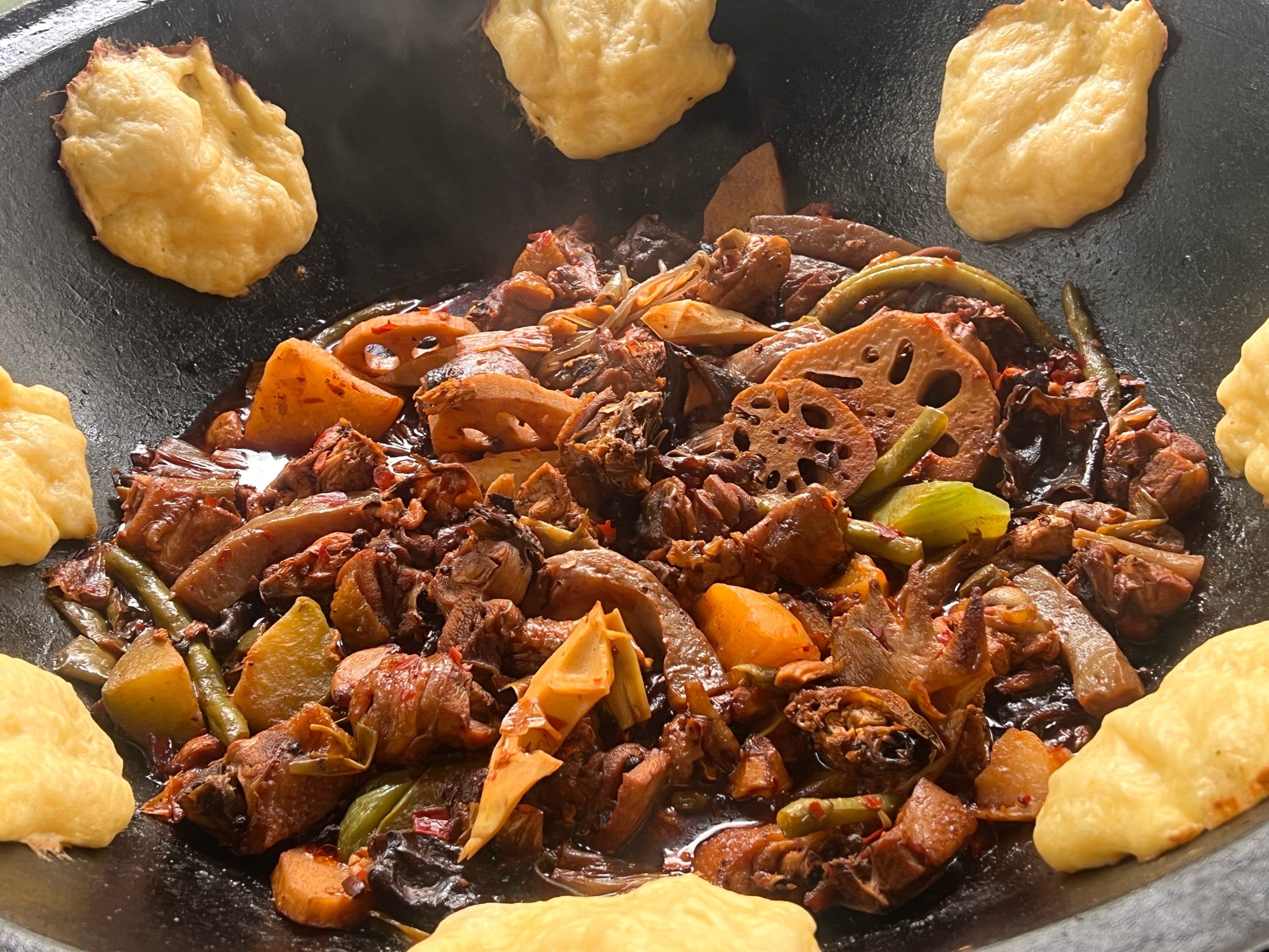 超级好吃的柴火鸡!