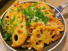 铁板藕片-何师烧烤Pro ·江湖川菜·小龙虾·精酿(太古里旗舰店)