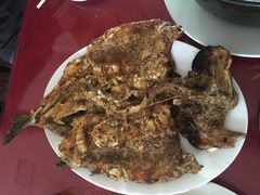 烤鱼-北京龙庆四季香农家饭庄·灶台鱼·碳烤虹鳟鱼(龙庆峡店)