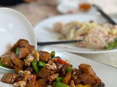 杏鲍菇牛肉粒-喜渔门海鲜酒楼