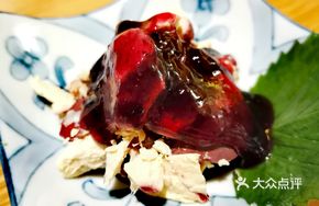 Foie Gras with Red Wine Blueberry Sauce