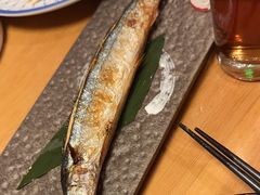 盐烧秋刀鱼-王鼎精致料理铁板烧(世博源店)