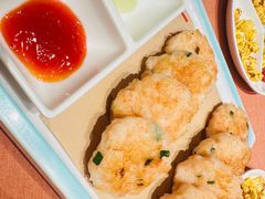 香煎虾饼-双合园·海鲜水饺青岛菜(万佳广场店)