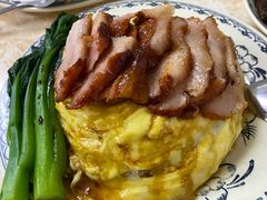 碳火叉烧滑蛋饭-渔记茶餐厅(渔村店)