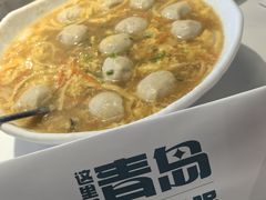 沙子口酸汤鲅鱼丸-大锅强·蒸海鲜青岛菜(金沙滩店)