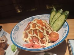 赤焰帝黄蟹腿金枪鱼盖饭-二丁目食堂(铁西星摩尔店)