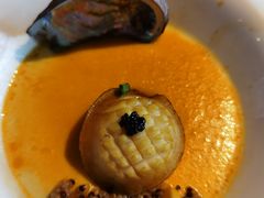 蟹粉虾汤蛋羹黑鱼籽蒸鲍鱼-蟹榭·本帮江浙菜·蟹宴(五角场合生汇商场店)