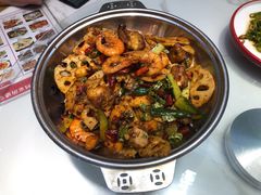 干锅排骨虾-爱尚二娃小馆(大成名店)