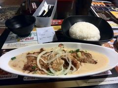 白咖喱猪扒饭-沙嗲王(加拿芬店)