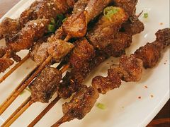 烤羊肉串-利杨记·本味轩粥坊·烧烤(宝体店)