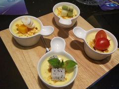 意式烤布蕾拼盘-赫帝拉航空主题餐厅(南宁店)