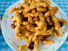 炸鱿鱼条-天伦海鲜·老味道·青岛菜(栈桥天主教堂店)