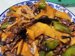 榛蘑土豆片-宝翔羊汤馆