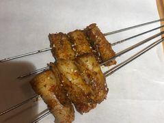五花肉卷金针菇-铁人烧烤(北京店)