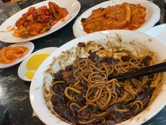 鱼饼炒年糕-桃园中华料理炸酱面(燕儿岛路店)