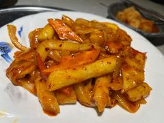 鱼饼炒年糕-韩仁阁米肠汤饭(韩乐坊店)