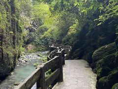 -龙水峡地缝景区