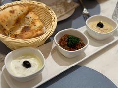 冷菜三拼-伊斯坦布尔土耳其清真咖啡餐厅
