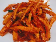拌桔梗-草家酱蟹炭火烤肉店(珲春南路一店)