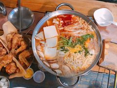 部队火锅-富乐满韩国正宗炸鸡韩国料理(虹泉路店)