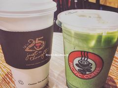 抹茶牛奶-太平洋咖啡(天神巷店)