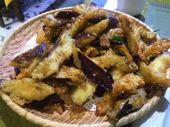 焦烧紫茄-松针蔡记蒸饺(花园路店)