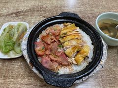 又鸡拼叉烧煲仔饭-煲煲香快餐(南京路店)