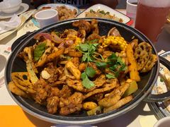 干锅牛蛙-渝蛙馆(新百店)