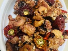 干煸鸡块-满口香饭店