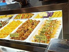 自助取餐区-北京交通大学学活食堂