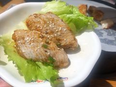 蒜香鸡翅中-胖记烤肉(江汉路店)