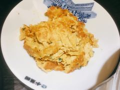 蛋皮炒鸡毛菜-小菜园新徽菜(扬州华润万象汇店)