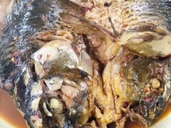 -北京龙庆四季香农家饭庄·灶台鱼·碳烤虹鳟鱼(龙庆峡店)