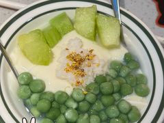 青团蜜瓜冰豆花-闻溪有渔·活鱼现烤才好吃(太仓万达店)